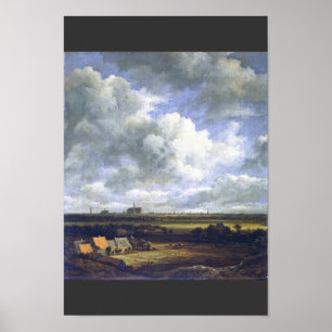 Ansicht von Haarlem durch Ruisdael Jakob Isaacksz. Poster