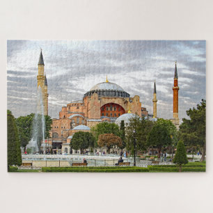 Ansicht von Hagia Sophia. (Hagia Sophia Museum). Puzzle