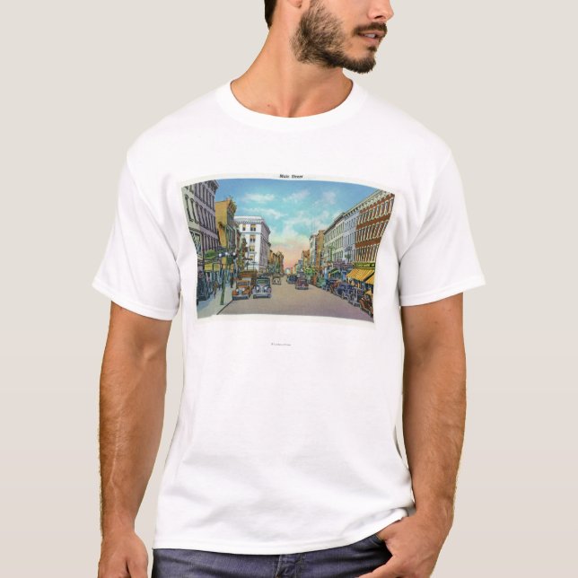 Ansicht von Hauptstraße 4 T-Shirt (Vorderseite)