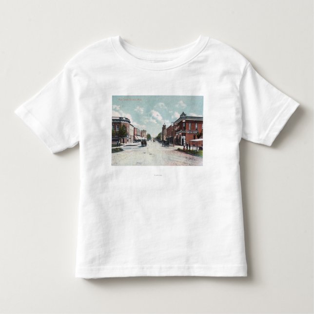Ansicht von HauptStreetDavison, MI Kleinkind T-shirt (Vorderseite)