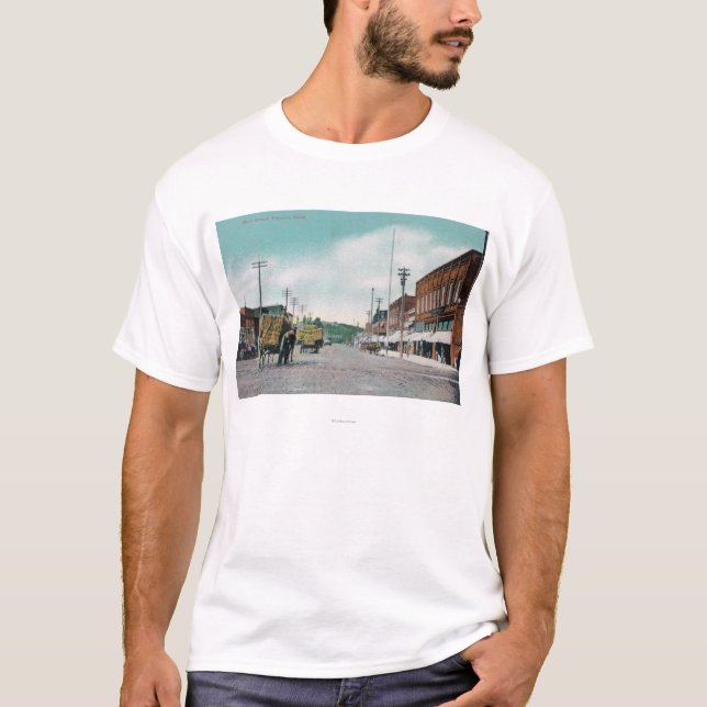 Ansicht von HauptStreetPalouse, WA T-Shirt (Vorderseite)