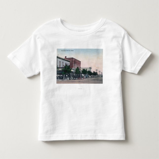 Ansicht von HauptStreetScott Stadt, KS Kleinkind T-shirt (Vorderseite)