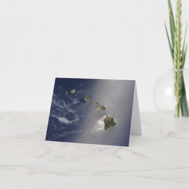 Ansicht von Hawaii vom Raum Karte (Vorderseite)