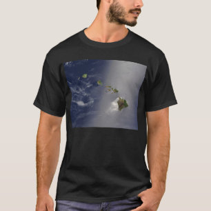 Ansicht von Hawaii vom Raum T-Shirt