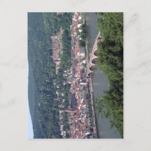 Ansicht von Heidelberg - Deutschland Inhalt Credit Postkarte