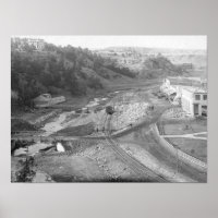 Ansicht von Hot Springs, SD-Foto