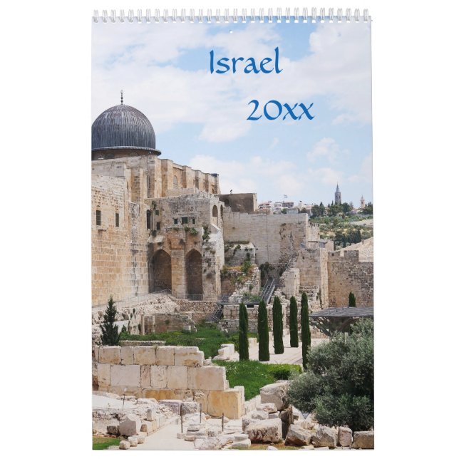 Ansicht von Israel, Kalender (Titelbild)