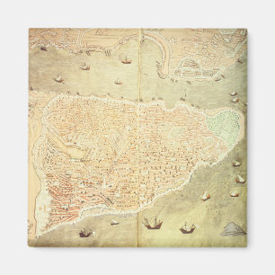 Ansicht von Istanbul Magnet