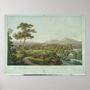 Ansicht von Jena aus Rasenhuehlberg, c.1810 Poster