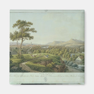 Ansicht von Jena von Rasenhuehlberg, c.1810 Magnet