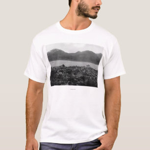 Ansicht von Juneau, von Alaska und von S.S. T-Shirt