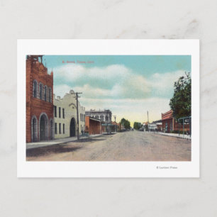 Ansicht von K StreetTulare, CA Postkarte