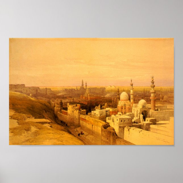 Ansicht von Kairo Poster (Vorne)