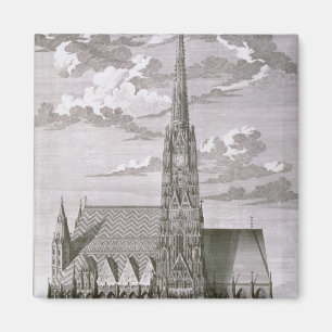 Ansicht von Kathedrale St. Stephan Magnet