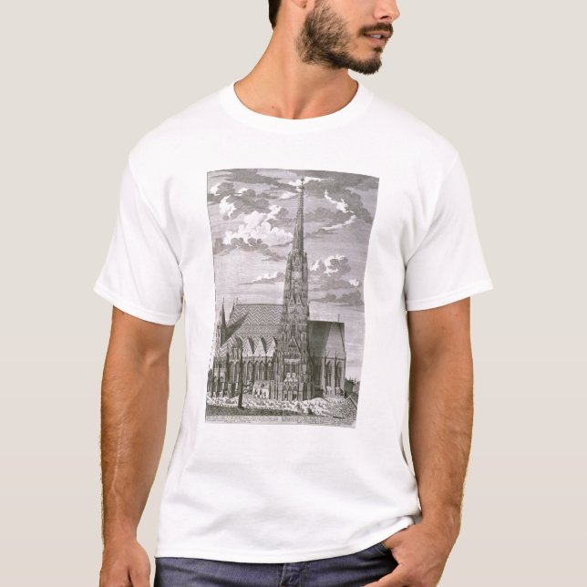 Ansicht von Kathedrale St. Stephan T-Shirt (Vorderseite)