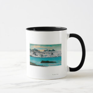 Ansicht von Kolumbien-Gletscher, Alaska Tasse