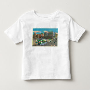 Ansicht von Lafayette-Quadrat und von Hauptstraße Kleinkind T-shirt