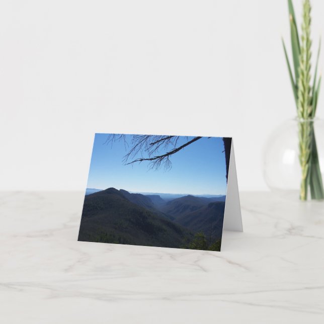 Ansicht von Linville Schlucht Karte (Vorderseite)