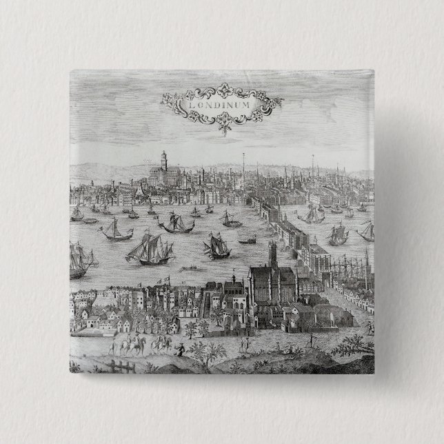 Ansicht von London Button (Vorderseite)