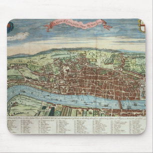 Ansicht von London, c.1560 Mousepad