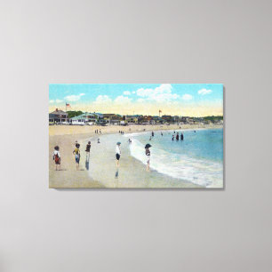 Ansicht von Long Beach und von Kap Ann Leinwanddruck
