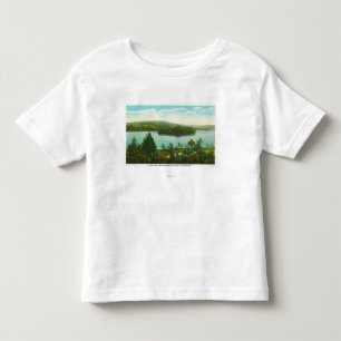 Ansicht von Loon See und von Blythewood Insel Kleinkind T-shirt