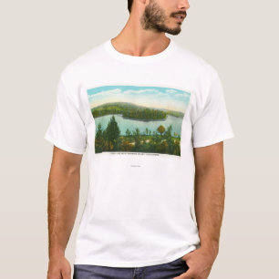 Ansicht von Loon See und von Blythewood Insel T-Shirt