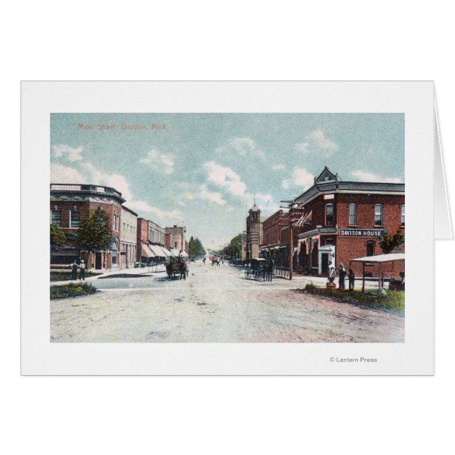 Ansicht von Main StreetDavison, MI (Vorderseite (Horizontal))