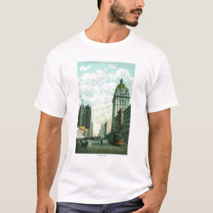 Ansicht von Markt-St. nahe 3. und von Kearny T-Shirt