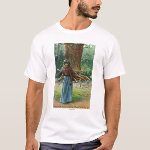 Ansicht von Mary des Yosemite-Eingeboren-Tragens T-Shirt
