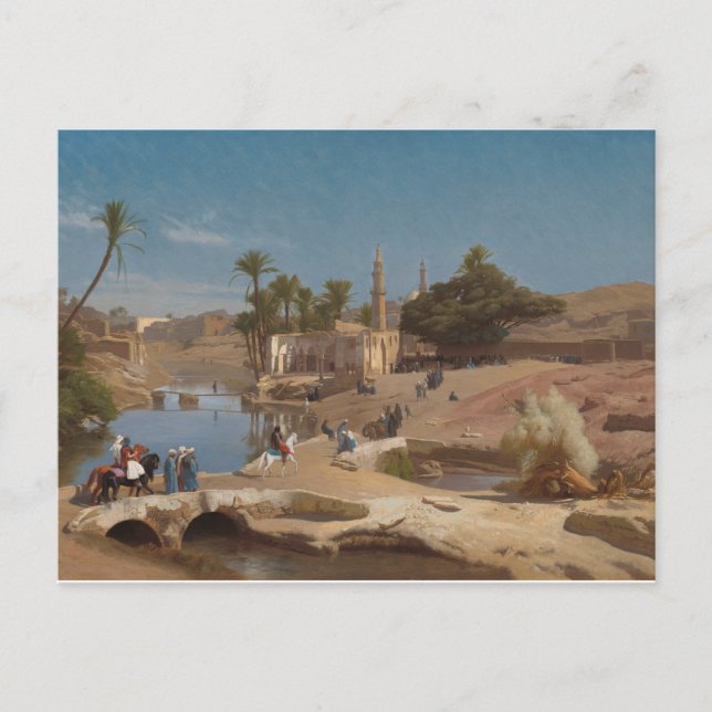 Ansicht von Medinet EL-Fayoum Postkarte (Vorderseite)