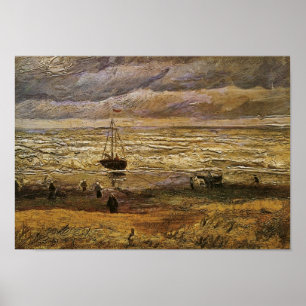 Ansicht von Meer, Scheveningen Van Gogh schöne Poster