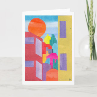 Ansicht von meinem Fenster Karte