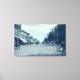 Ansicht von Montana AvenueBillings, M.Ü. Leinwanddruck