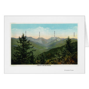 Ansicht von Mt. Marcy, hohlrückiges Pferd,