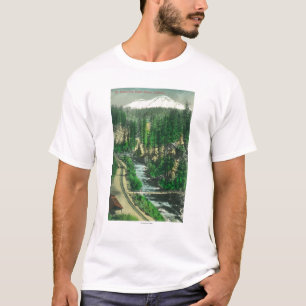 Ansicht von Mt. Shasta von Shasta Rückzug T-Shirt