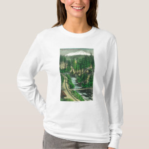 Ansicht von Mt. Shasta von Shasta Rückzug T-Shirt