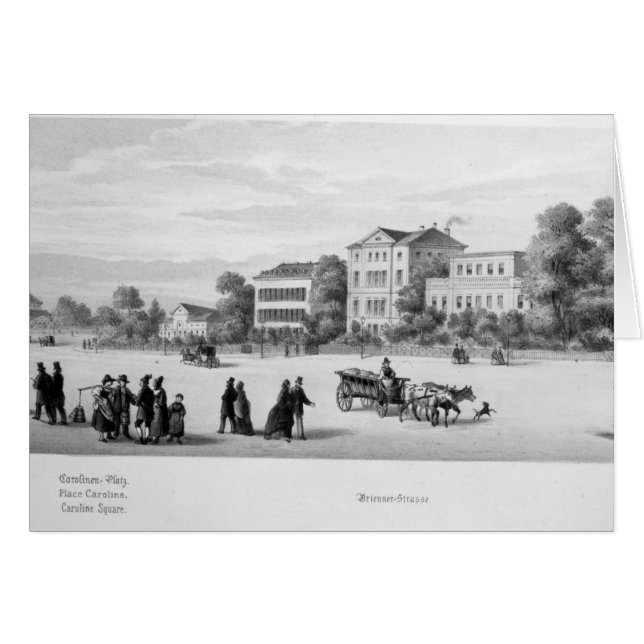 Ansicht von München, 1869 (Vorderseite (Horizontal))