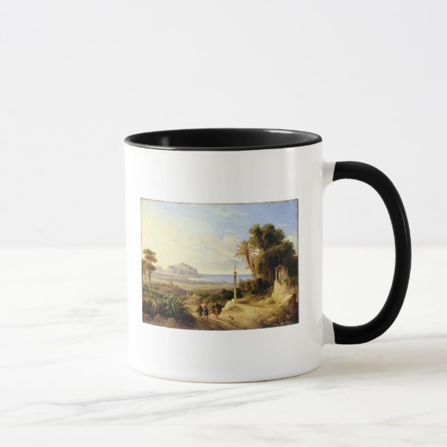 Ansicht von Palermo, 1840 Tasse (Rechts)