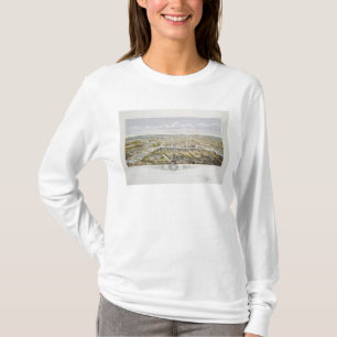 Ansicht von Paris vom Bois de Boulogne T-Shirt