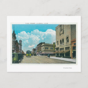 Ansicht von Park StreetAlameda, CA Postkarte