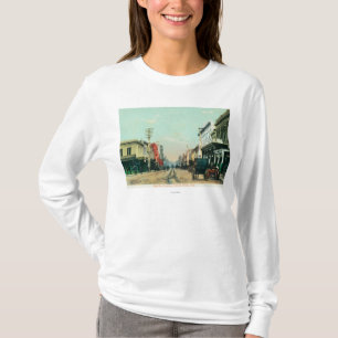 Ansicht von pazifischem AvenueSanta Cruz, CA T-Shirt