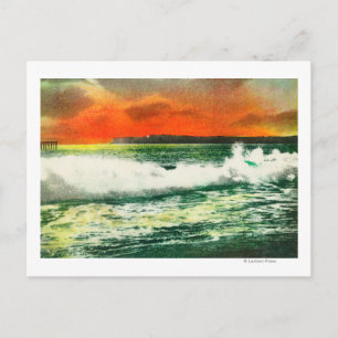 Ansicht von Point Loma bei SunsetCoronado, CA Postkarte