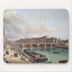 Ansicht von Pont Neuf, 1832 Mousepad