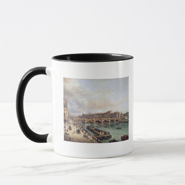 Ansicht von Pont Neuf, 1832 Tasse (Links)