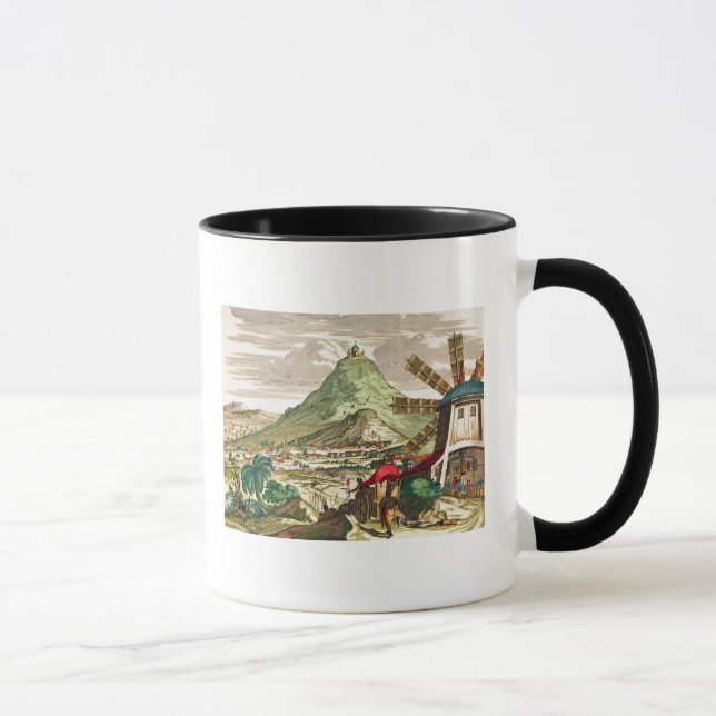 Ansicht von Potosi in Bolivien Tasse (Rechts)