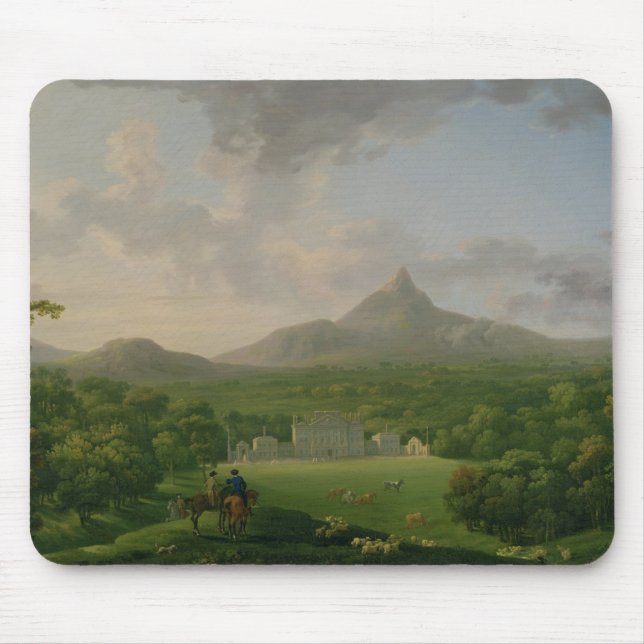 Ansicht von Powerscourt, Landkreis Wicklow, Mousepad (Vorne)