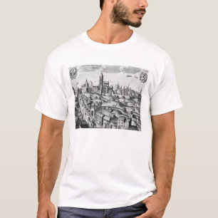 Ansicht von Prag den Kaiserpalast zeigend und T-Shirt
