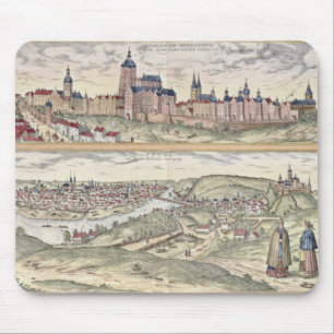 Ansicht von Prag-Vertretung (oben) der Mousepad