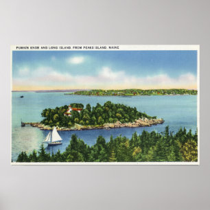Ansicht von Pumkin Knob und Long Island Poster